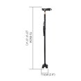 thumbnail image 2 of Walking Cane Lightweight Walking Stick with LED Light, Cushion Handle Adjustable Cane, Stick 4 Head Pivoting, 2 of 12