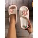thumbnail image 2 of New Summer Sweet Floral Lightweight Soft Bottom Anti-Slip Plastic Household Slippers For Women, 2 of 5