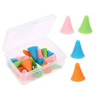 20 PCS Knitting Needles Point Protectors/Stoppers with Plastic Box, Include  10 Small & 10 Large