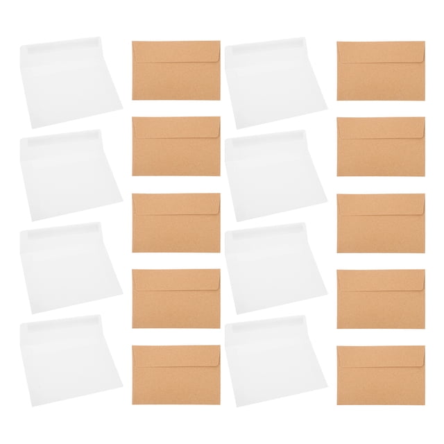 LOLIPPYY 50pcs Blank Invitation Envelopes Self Sealing Paper For Weddings
