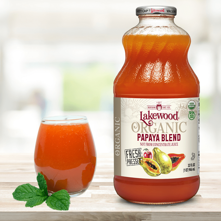 Lakewood Organic 100% Papaya Juice Blend, Not from Concentrate - Main Image