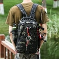 thumbnail image 3 of Sac de Pêche avec Porte-Canne et Équipement, Sac de Rangement Léger pour Matériel de Pêche, Sac à Bandoulière pour Pêche en Plein Air, Randonnée, Chasse, 3 of 20