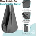 thumbnail image 5 of Pawaboo Small Dog Sling Carrier, Reversible Hands Free Dog Sling Carriers for Small Dogs and Cats, Puppy Slings Carrier with Adjustable Strap Buckle & Safety Harness, Puppy Essentials, Dark Gray, 5 of 7