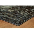 thumbnail image 2 of Oriental Weavers Andorra Area Rug 7124A Navy Diamond Petals 2' 3" x 8' Rectangle, 2 of 2