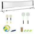 thumbnail image 2 of Ambifirner 17ft Portable Badminton Set, Pickleball and Volleyball Net, Height Adjustable Outdoor Sports Set for Backyard Beach Driveway Games, 2 of 10
