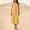 🔥 Yellow, variant on Sentmoon Plus Size Prom Dress Halter Neck Sleeveless Linen Dress Solid Color Loose Fit Summer Dresses Comfy Hawaii for Summer and Vacation Red S