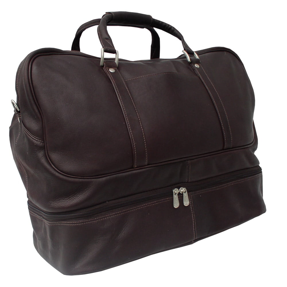 piel leather duffel bag