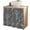 Dark Gray, variant on Yellow Botanical Cabinet Curtains for Shelves, Vintage Floral Plants Branch Privacy Curtain for Closet Self Adhesive, Dust-Proof Drapes for Closet Storage Room Classroom Doorway, 32"W x 55"L