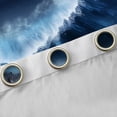 thumbnail image 4 of Homewish Nautical Tsunami Lightning Black Out Curtains, Ocean Marine Lighthouse Curtains Pack of 2 (42x63 Each), Natural Disaster Bedroom Curtains, Window Curtains Decor, 4 of 6