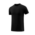 thumbnail image 5 of NIEWTR Mens T-Shirts Short Sleeve Crew Neck T Shirts for Man, Cotton Blend Plain Novelty Men's T-Shirts（Black,XL), 5 of 5