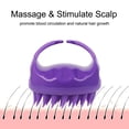 thumbnail image 2 of Scalp Massager, 2 Piece Scalp Brush Hair Shampoo Brush Head Scrubber [ 2020 Upgraded Version ] 100% Comfortable for All Hair Types of Curly Girls, Women, Wife, Girlfriend, Daughter, Men, Kids, Pets, 2 of 9