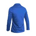 thumbnail image 2 of MODA NOVA Big & Tall Men Solid Color Pockets Long Sleeve Knit Blazer Blue M, 2 of 6