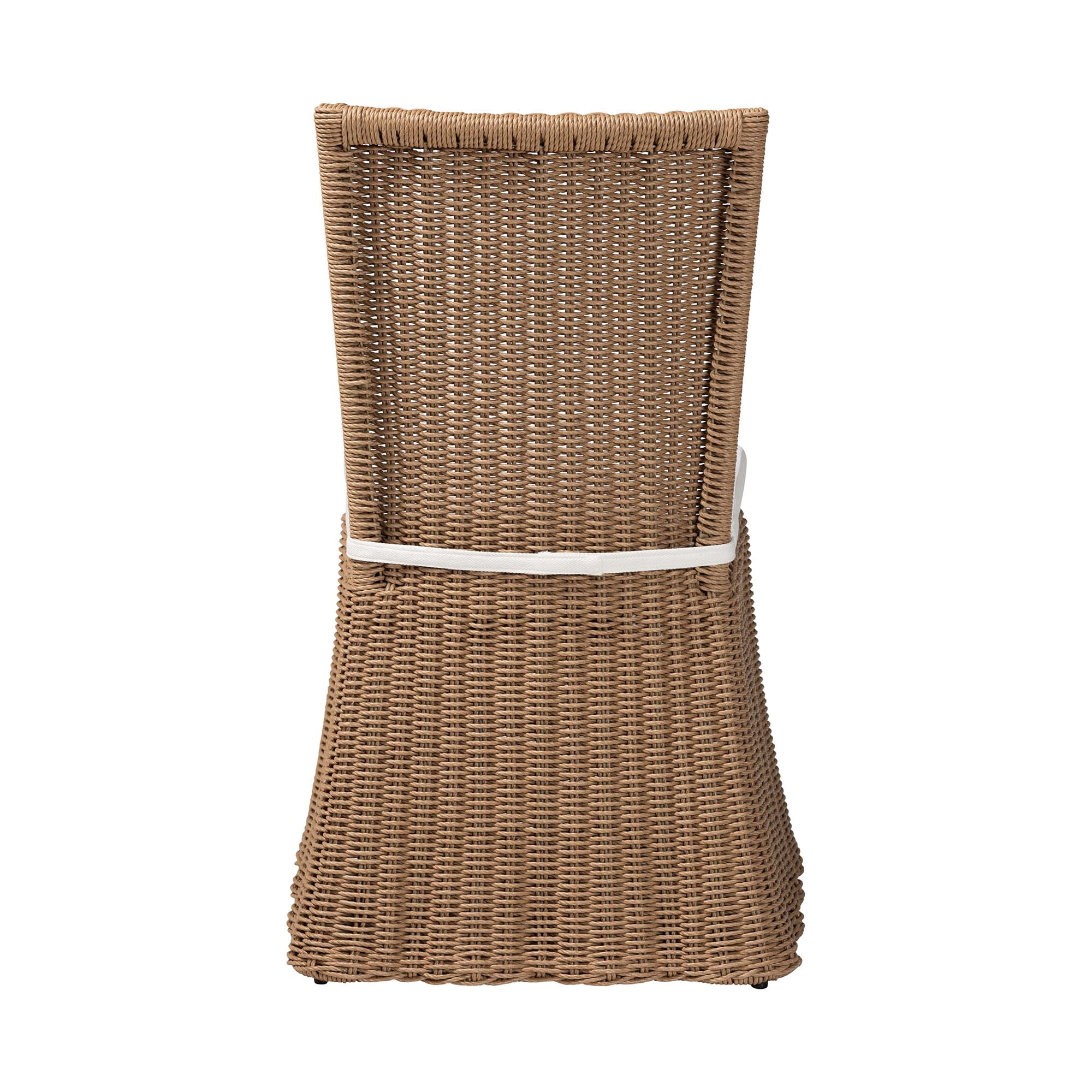bali & pari Serge Boho Dining Chair, Dining Height 18", Light Brown
