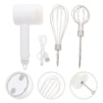 thumbnail image 1 of OULII 1Set Cordless Electric Hand Mixer White Rechargeable Handheld Mixer for Home Use with Ergonomic Handle, 1 of 6