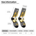 thumbnail image 4 of Goofa Bee Kind Printed Men's Crew Socks, Soft Durable Breathable Moisture-Wicking with Odor Control Cotton socks, 4 of 9