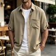 thumbnail image 6 of Qiyinn Men's Cool Summer Casual Adjustable Sleeve Length Shirt T-shirt, 6 of 7