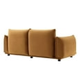 thumbnail image 4 of Modway Copious Performance Velvet Loveseat in Cognac, 4 of 7