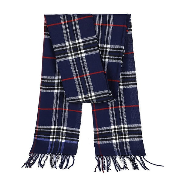 Bufanda De Lana Cálida, Suave Y Ligera, Con Estampado Escocés De Tartán, Regalo Para Hombres, Mujeres Y Niños