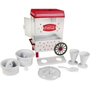 Nostalgia Coca-Cola Countertop Snow Cone Maker and Shaved Ice Machine, Coke Red