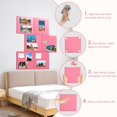 thumbnail image 4 of 48"x36" Cork Board - 12 Pack Felt Wall Tiles with 48 Removable Adhesive Tabs & 30 Push Pins, Large Cork Boards for Walls, Perfect for Home, Office, School Bulletin Board Wall Tiles, DIY Vision Board, 4 of 7