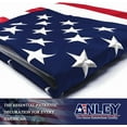 thumbnail image 3 of ANLEY 12x18 In American US Flag Heavy Duty 210D Polyester - Embroidered Stars and Sewn Stripes - USA Banner Flags with Brass Grommets, 3 of 6