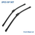 thumbnail image 2 of Wiper Blade Set 2 Piece - Compatible with 2011 - 2016 BMW 535i 2012 2013 2014 2015, 2 of 6