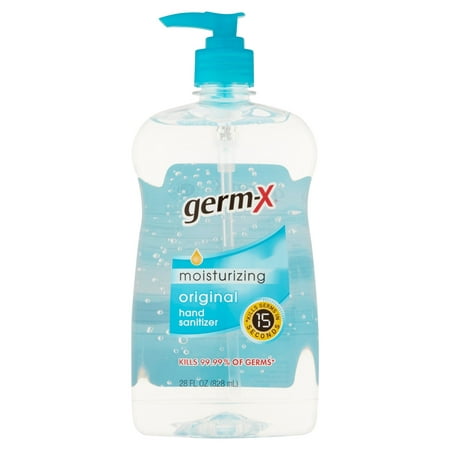 (2 pack) Germ-X Moisturizing Original Hand Sanitizer, 28 fl (The Best Hand Sanitizer)
