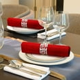 thumbnail image 4 of 10 Packs Hollow Out Napkin Rings Holders Serviette Buckle Holder for Wedding Party Dinner Table Decoration, 4 of 6
