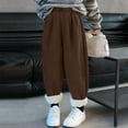 thumbnail image 6 of LNMQLPDBS 4t Boys Pants Plus Size Wide Leg Pants Athletic Pants Boys Y2k Baggy Pants 9 Year Old Clothes Yoga Clothes 2t Clothes, Coffee 11-12 Years, 6 of 7