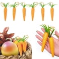 thumbnail image 2 of putnchl Easter Carrot Hanging Ornaments-6PCS Artificial Carrot,Realistic Thanksgiving Carrots Hanging Pendant For Tree, 2 of 7
