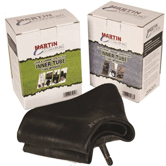 Martin Wheel Inner Tube with Straight Valve Stem, Fits Sizes 16x650/16x750/18x650-8, Model# T658K