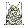 thumbnail image 1 of Lukts Soccer and Football Pattern Drawstring Backpack Bag Sport Gym Sackpack,String Backpack Sport Bag Sack,Cinch Tote Gym Backpack-Medium, 1 of 6