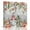 Gray, variant on Canvas Print Wall Art Oil Paintings Winter Red White Gnome on Linen Picture Prints Artwork for Living Room Kitchen Bathroom Bedroom