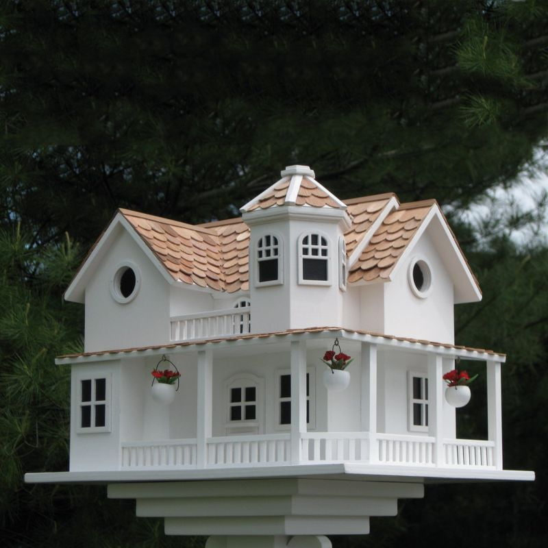 Home Bazaar Signature Series 'Post Lane' Cottage 12 in x 16 in x 12 in Birdhouse by Home Bazaar Inc.