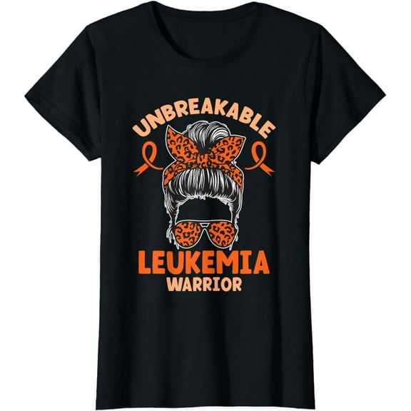 Leukemia Awareness Unbreakable Leukemia Warrior T-Shirt