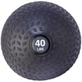 thumbnail image 1 of Fitvids 40 Pound Weighted Medicine Ball for Home Gym Training and Fitness, Gray, 1 of 5