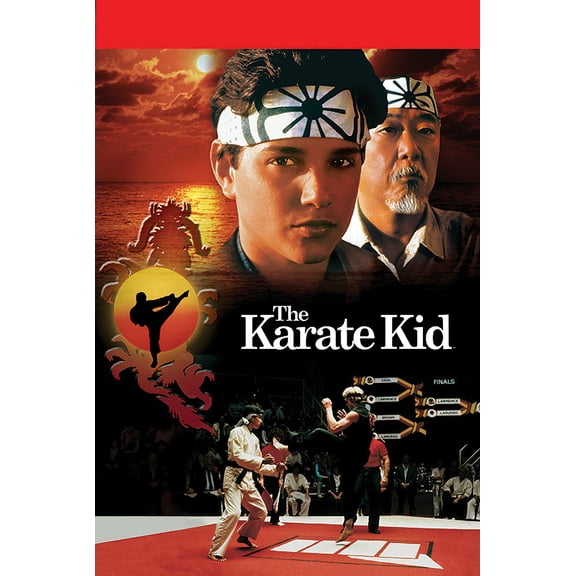 The Karate Kid - Movie Poster (Classic 80's Regular Style) (Size: 24" x 36")