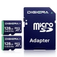 thumbnail image 1 of Tarjeta de memoria DIGIERA 128GB CT100 microSDXC UHS-I con adaptador, 1 of 8