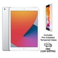 thumbnail image 1 of Restored Apple iPad 8th Gen A2270 (WiFi) 32GB Silver w/ Pre-Installed Tempered Glass (Refurbished), 1 of 2