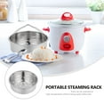thumbnail image 3 of TAILTOSS 1Pc Round Stainless Steel Steaming Rack for Rice Cookers with Even Heat Distribution, 3 of 5