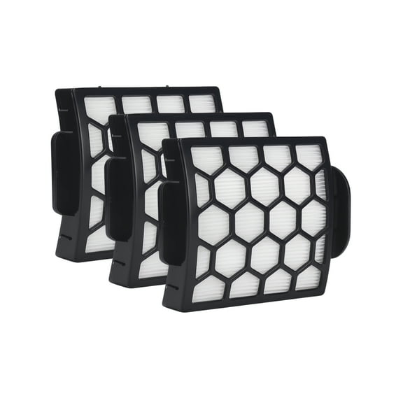 Nispira UV850 HEPA Filter for Shark Navigator LA301 LA300 LA322 ADV LA502 Rotator Lift-away PowerFins Upright Vacuum XHF320 XFFK320 3 Packs