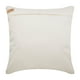 thumbnail image 2 of Funda de almohada decorativa blanca, geométrica, 30 x 30 cm (12 x 12 pulgadas), de lino, estilo art déco geométrico Zardozi, moderna, Chevron - Golden Divide, 2 of 5