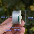 thumbnail image 5 of MABUCHI RF-500TB-14415 Micro 500 Motor DC5V 6V 9V 12V 7600RPM Mini 32mm Round Motor for CD Player Robot Sprayer Humidifier DIY, 5 of 6