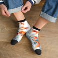 thumbnail image 3 of Naloa Three Goldfish Watercolor Splash Ankle Socks for Women Non Slip Socks No Show Socks Classic Low Cut Casual Socks Casual Socks, 3 of 7
