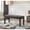 Grey + Wood+2, variant on ZHICHUN Biony Blue Fabric Dining Bench with Nailhead Trim, Solid Wood Legs 44 Inch