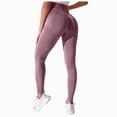 thumbnail image 2 of UngA Anti Cellulite 3D Leggings Womens Butt Lifting Tummy Control High Waisted Yogo Pants Resistance Band Compression Cellumove Workout Yoga Pants Women Light Purple,XL, 2 of 7