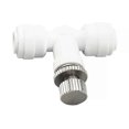 thumbnail image 1 of Precision Water Flow Control Valve 1/4 Tube OD Brass and POM for 10pcs, 1 of 5
