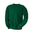 thumbnail image 1 of Champion Mens Double Dry Eco Fleece Crew, L, Dark Green, 1 of 3