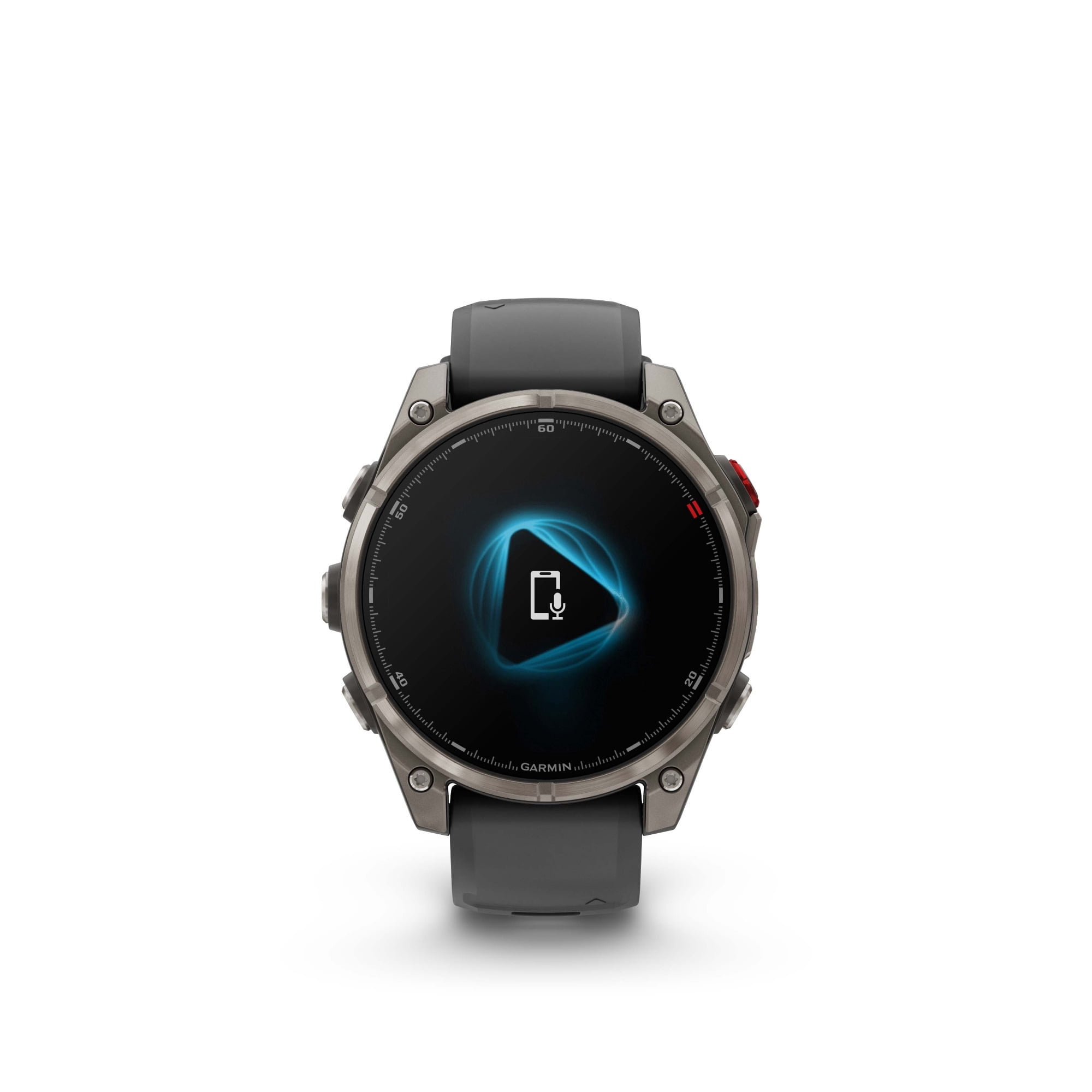 Garmin fenix 8 Pro Sapphire 47mm AMOLED (Titanium Graphite/Black) GPS Smartwatch Bundle with Wireless Earbuds (Black) (2 Items)