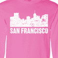 thumbnail image 4 of Inktastic San Francisco Skyline with Grunge Long Sleeve T-Shirt, 4 of 5